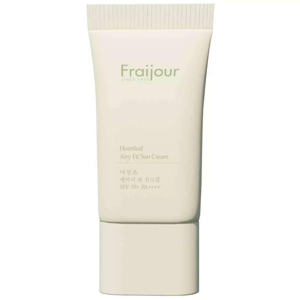 Солнцезащитный крем с хауттюйнией Fraijour Heartleaf Airy Fit Sun Cream SPF 50+ PA++++